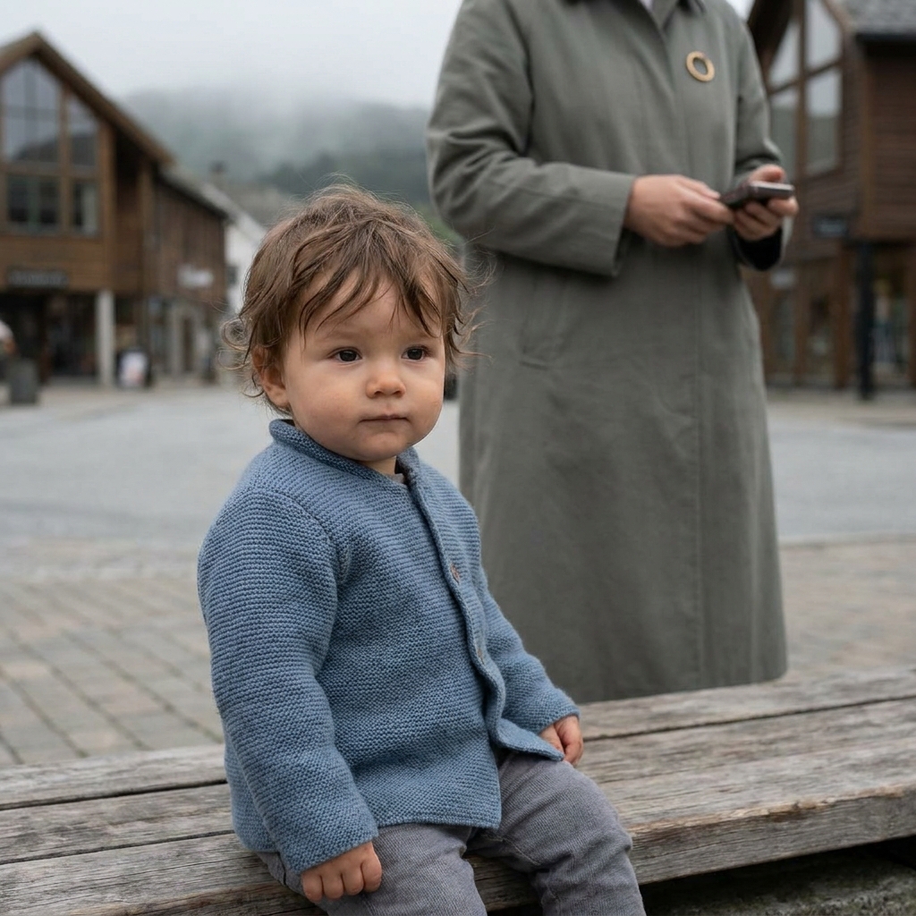 Portrait of Levi Kfir, child, about 0