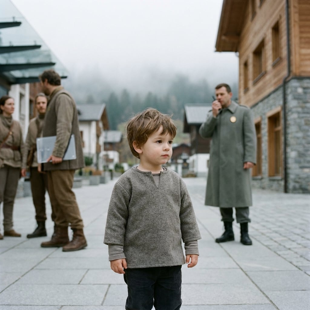 Portrait of Oren Kfir, child