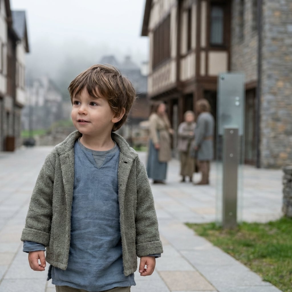 Portrait of Eli Ofer, child